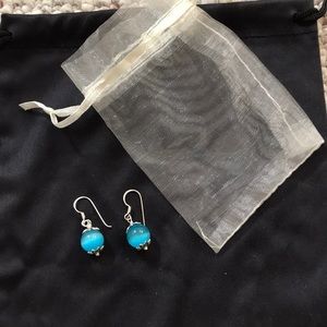 Blue earrings